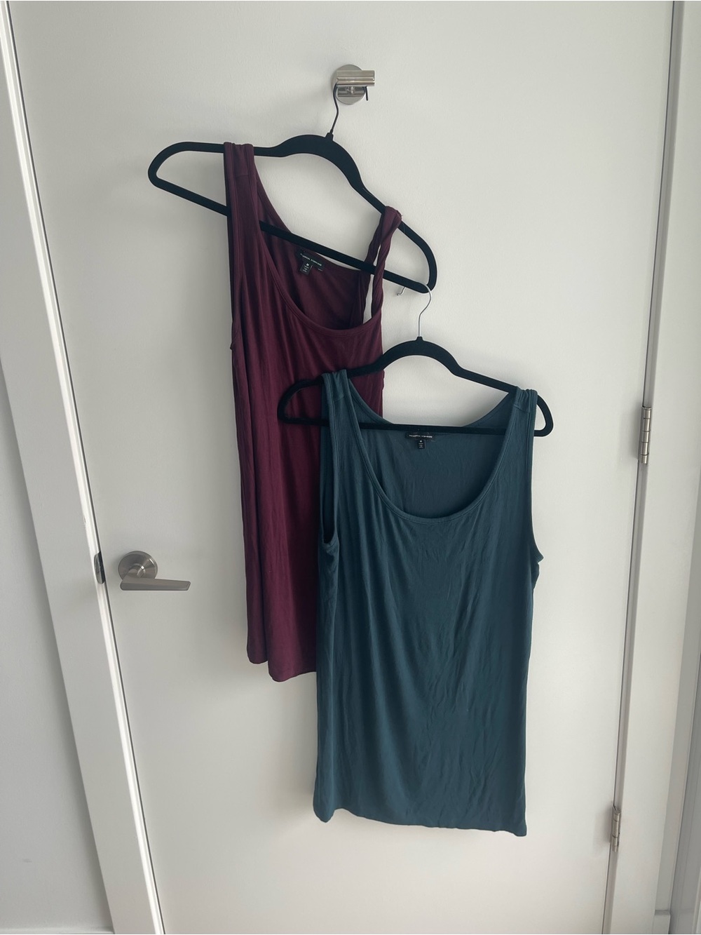 Universal Standard Ribbed Tank- Burgundy and Teal